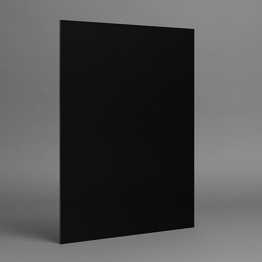 BLACK ACRYLIC SHEET 1200MM X 900MM